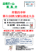 青葉昌幸杯 第51回秩父駅伝