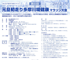 第60回元旦初走り多摩川堤健康マラソン