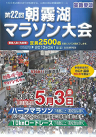 第22回朝霧湖マラソン