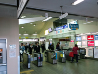 大垣駅改札口