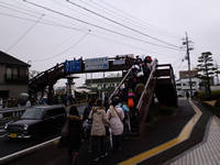 斑鳩町役場前歩道橋