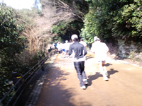 宇治川沿いを走る2