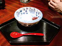 デザートのアイス