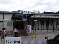 様変わりした倉吉駅前