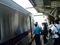 由良駅から倉吉駅へ戻る