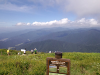 伊吹山山頂から見下ろす絶景