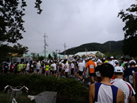 移動中のランナーたち