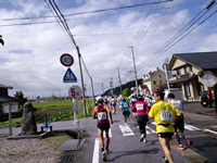 5キロ地点を通過
