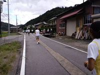 レース後半は下り坂