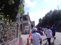 4キロ地点を通過