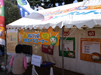 隣接のニッポンハムのクイズコーナー