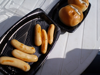 焼きソーセージの盛り合わせ
