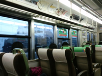 列車の中から見たＳＬ
