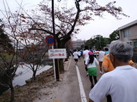 3キロ地点を通過