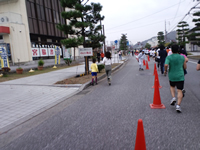 4キロ地点を通過