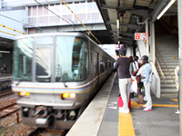 帰りの琵琶湖線