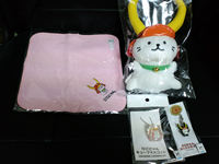 大会で購入したひこにゃんグッズ