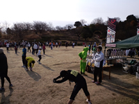 ガチャピンと接触事故