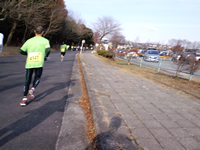 最初の1キロは順調な滑り出し