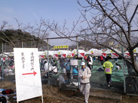 荷物預かり所＆更衣室入口