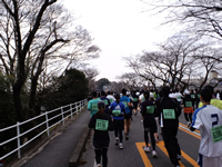 1km通過直後の橋爪橋