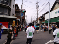 本町の交差点（12km過ぎ）