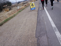 残り4km地点を通過