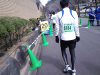 20km地点を通過
