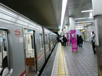 長居駅に到着