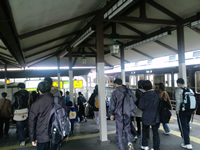 松尾駅ホーム