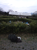 荷物置き場を確保