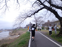 上野橋方面の折り返し地点