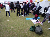 男子更衣室前