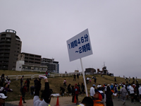 ランナーたちはタイム順に分けられていた