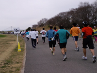 10km地点を通過