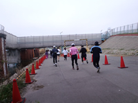 コース唯一の上り下り