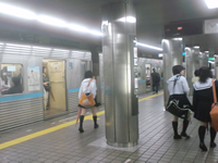 帰りの伏見駅構内