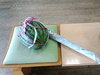 すいかと長いも