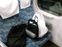 帰りの新幹線の車内