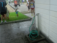 お台場公園トイレの横の水道