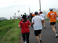 4キロ地点を通過