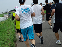 5キロ地点を通過