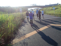 6キロ地点を通過