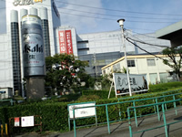 甲子園駅を出て正面の景色