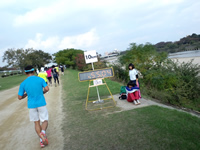 10キロ地点を通過