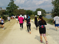 13キロ地点を通過